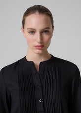 Ovs Contemporary Long Dress With Mandarin Collar